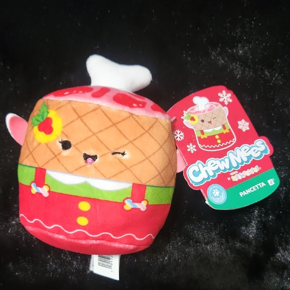 4 Chew Mees SQUISHMALLOW for Dogs Plush Toy Set